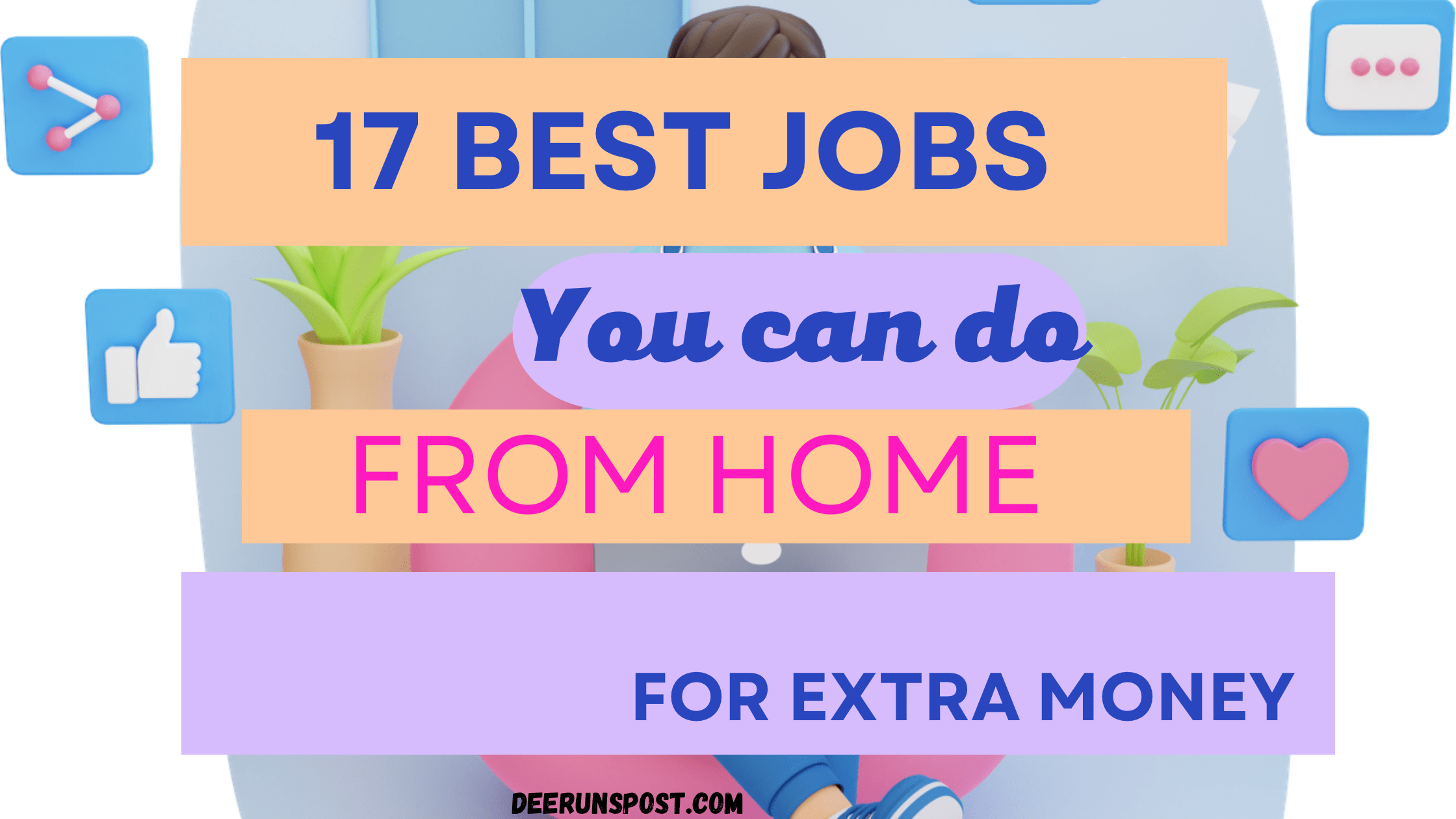 17 Best jobs to do from home to make extra money